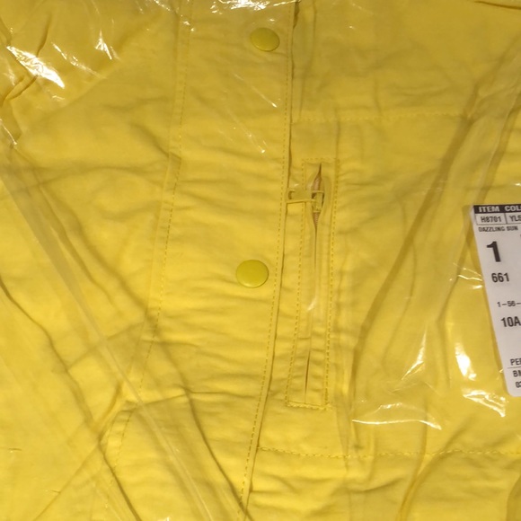 J.crew perfect rain jacket in Dazzling Sun - small - NWT - Picture 3 of 3
